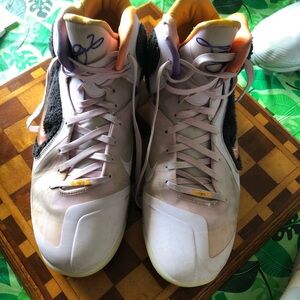 Nike High-Top Sneakers in White and Black